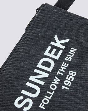 POCHETTE EN TOILE DE COTON STONE WASHED