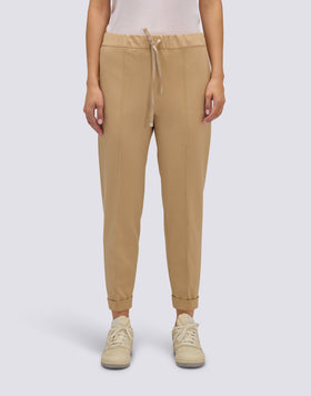 PANTALON AJUSTABLE EN POINT DE MILANO POUR FEMME
