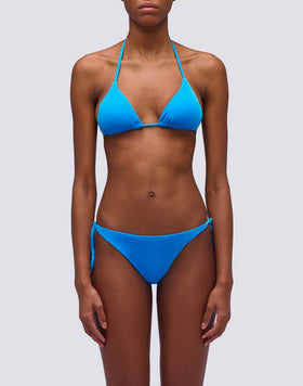 JENNIFER - TOP A TRIANGOLO REGOLABILE IN VELLUTO