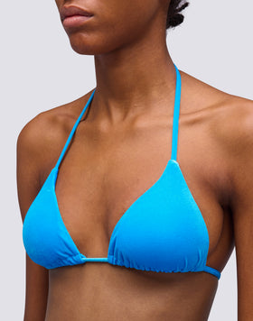 JENNIFER - TOP A TRIANGOLO REGOLABILE IN VELLUTO