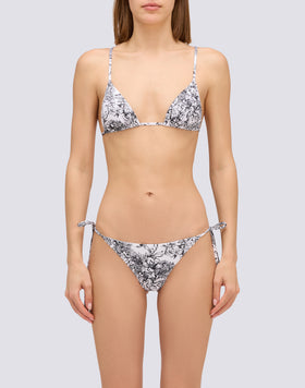 ANITA - SLIP CON FIANCHI REGOLABILI STAMPA FLEUR DE JOIE