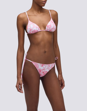 ANITA - SLIP CON FIANCHI REGOLABILI STAMPA FLEUR DE JOIE