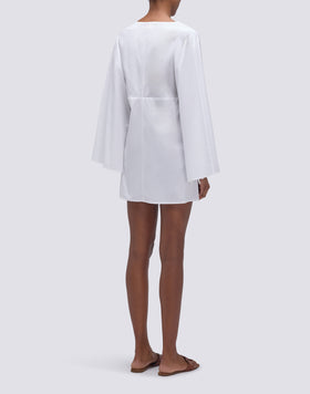 VESTIDO CORTO DE POPELINA