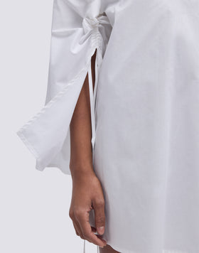 VESTIDO CORTO DE POPELINA