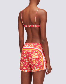 COAST - REPREVE® BEACH SHORTS WITH SK23 HIBISCUS PRINT