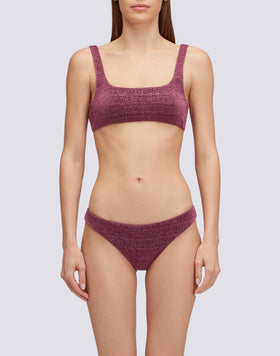 MARLENE LUREX BIKINI TOP