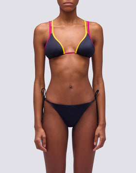 REESE TRIANGLE TOP AND LACE-UP BRIEFS