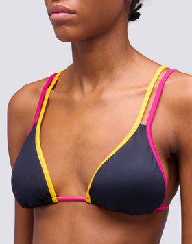 REESE TRIANGLE TOP AND LACE-UP BRIEFS