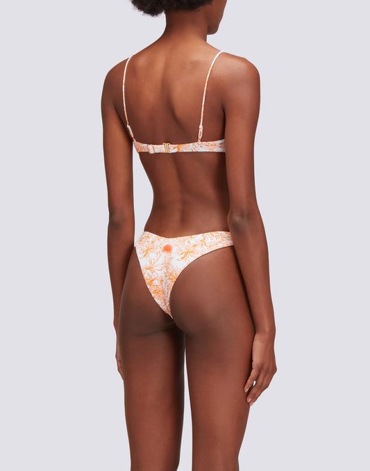 LOREN - BIKINI TAILLE HAUTE FLEUR DE JOIE