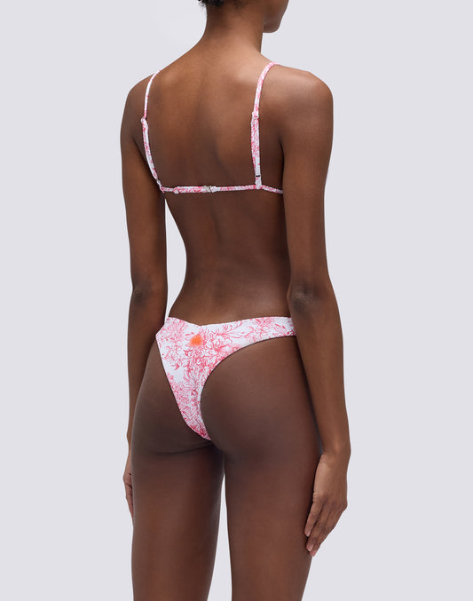 LOREN - BIKINI TAILLE HAUTE FLEUR DE JOIE