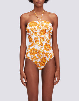 MAILLOT DE BAIN UNE PIÈCE IMPRIMÉ FLEURS