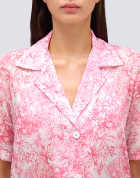 CAMICIA DONNA STAMPA FLEUR DE JOIE