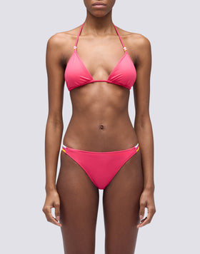 JENNIFER TOP A TRIANGOLO E SLIP FISSO ARCOBALENO