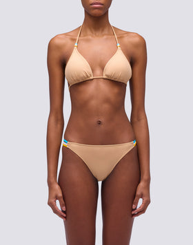 JENNIFER TOP A TRIANGOLO E SLIP FISSO ARCOBALENO