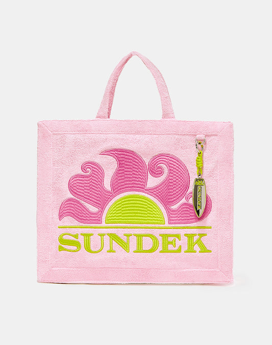 LARGE TOWELLING TOTE BAG