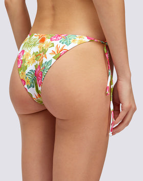 ANITA - SLIP CON FIANCHI REGOLABILI STAMPA TROPICANA