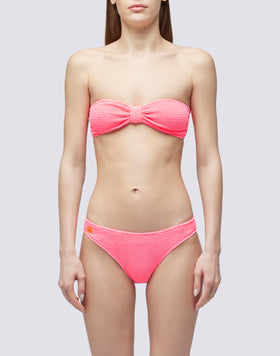 CULOTTE EN TISSU GAUFRÉ