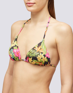 JENNIFER - TOP TRIÁNGULO ESTAMPADO TROPICANA