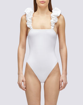 MAILLOT DE BAIN ENTIER A VOLANTS