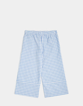 COTTON VICHY LONG PANTS