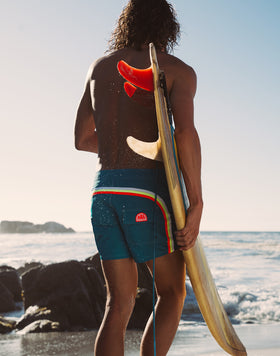 BAÑADOR CORTO CON CINTURA FIJA TAFETA ICÓNICA