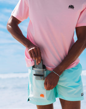 TRAJE DE BAÑO CON TEJIDO ELÁSTICO Y BOLSA EXTRAÍBLE