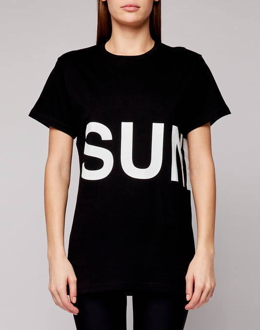 MAXI T-SHIRT EN COTON BIOLOGIQUE AVEC IMPRESSION DU LOGO