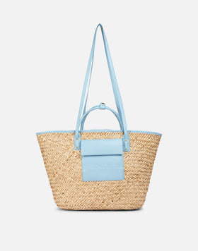 STRAW SHOPPING BAG