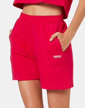 SHORT EN COTON MOLLETONNÉ, IDÉAL AU-DESSUS D'UN MAILLOT DE BAIN OU POUR LES LOISIRS.