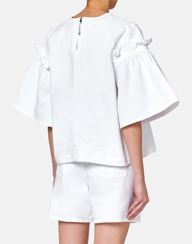 BLOUSE EN COTON BULL DENIM