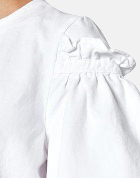 BLOUSE EN COTON BULL DENIM