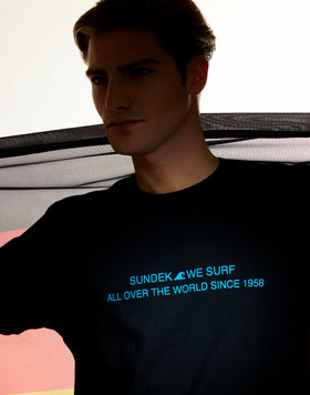 CAMISETA DE HOMBRE DE ALGODÓN CÁPSULA FLAG