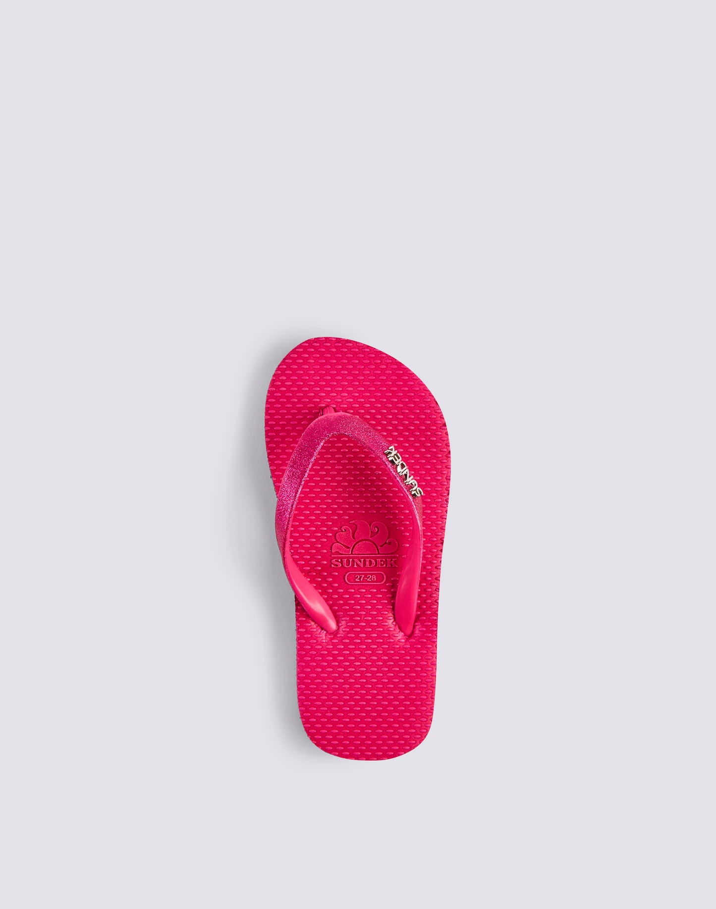 MINI RUBBER FLIP-FLOPS WITH GLITTER