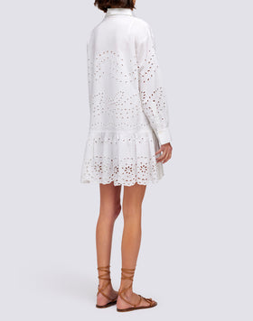 ROBE COURTE EN SANGALLO