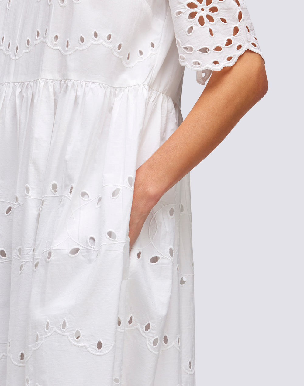 Off white outlet sangallo dress