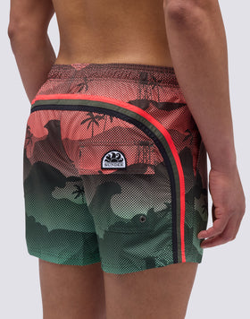 COSTUME DA BAGNO CORTO VITA ELASTICATA STAMPA MYSTIC SHADE