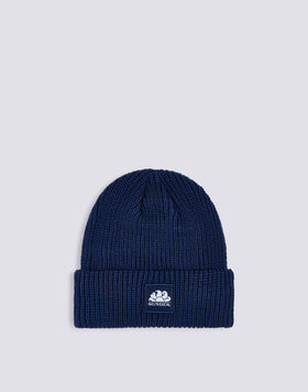 RIBBED CHILD'S HAT WITH LOGO