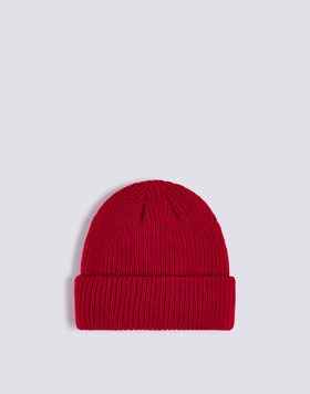 BONNET POUR ENFANT À CÔTES AVEC LOGO