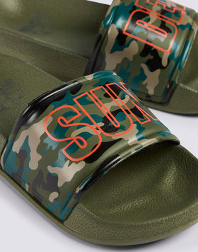 CIABATTA A FASCIA CAMOU CON LOGO