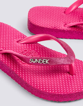 MINI RUBBER FLIP-FLOPS WITH GLITTER