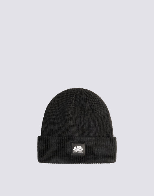 RIB KNITTED BEANIE