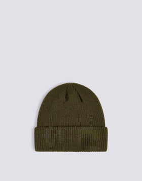 RIB KNITTED BEANIE