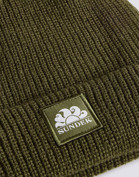 RIB KNITTED BEANIE