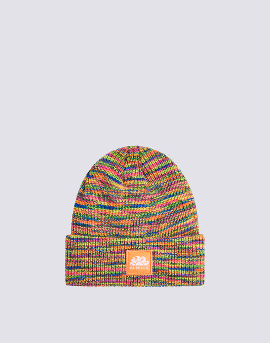 RIB KNITTED BEANIE