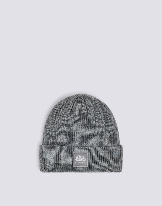 RIB KNITTED BEANIE