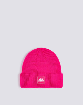 RIB KNITTED BEANIE