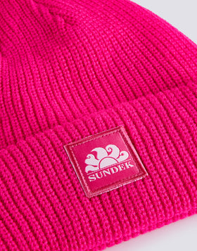 RIB KNITTED BEANIE