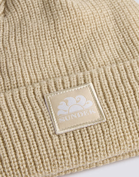 RIB KNITTED BEANIE