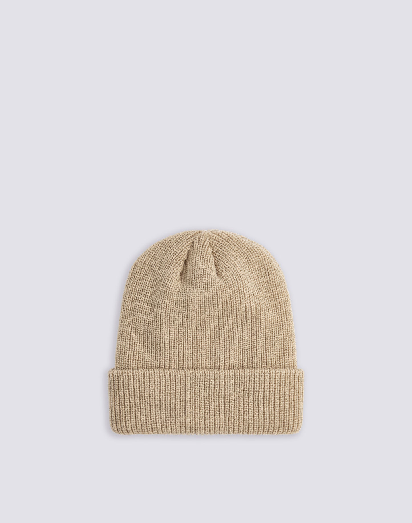 RIB KNITTED BEANIE