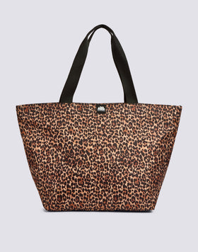 SAC TOTE REGULAR À MOTIF LÉOPARD